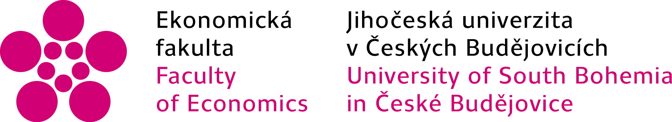Logo Ekonomické fakulty Jihočeské univerzity v Českých Budějovicích